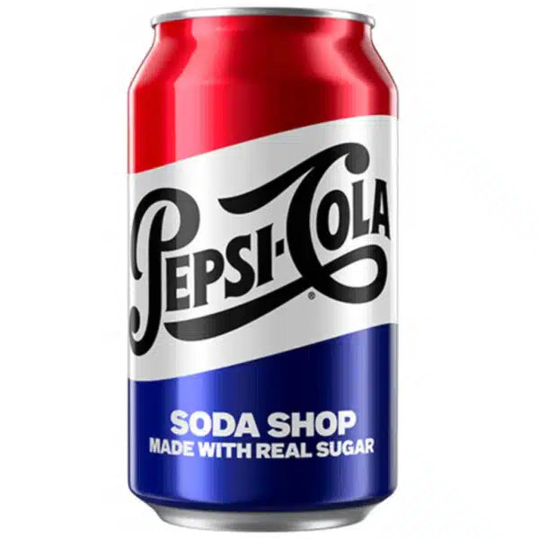 Pepsi-Cola Soda Shop Made with Real Sugar